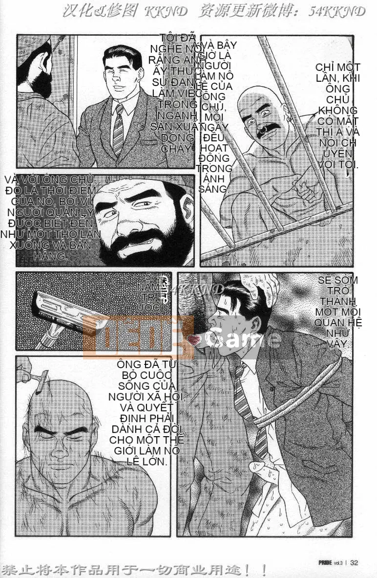 [Tagame Gengoroh] PRIDE vol.3 [Tiếng Trung]