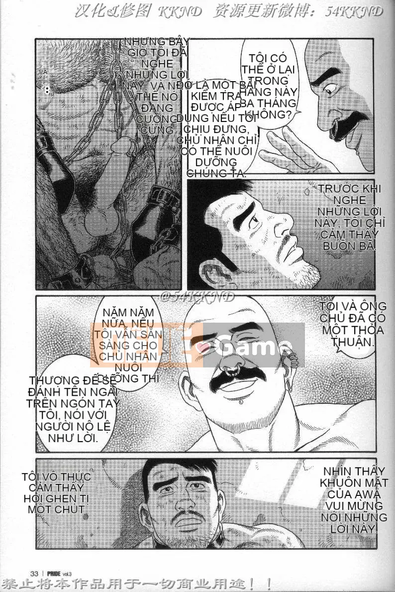 [Tagame Gengoroh] PRIDE vol.3 [Tiếng Trung]