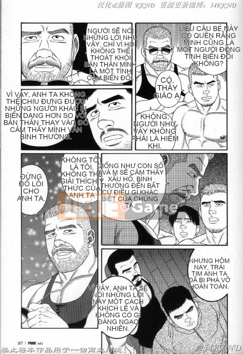 [Tagame Gengoroh] PRIDE vol.3 [Tiếng Trung]