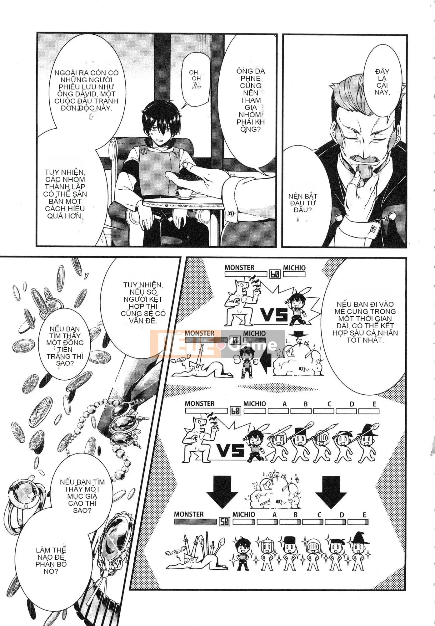 [Kazeteki Koubou][Kyogi Issei] Hậu cung trong mê cung dị giới 1 Cuộc sống trong cung điện bên trong mê cung dị giới 1