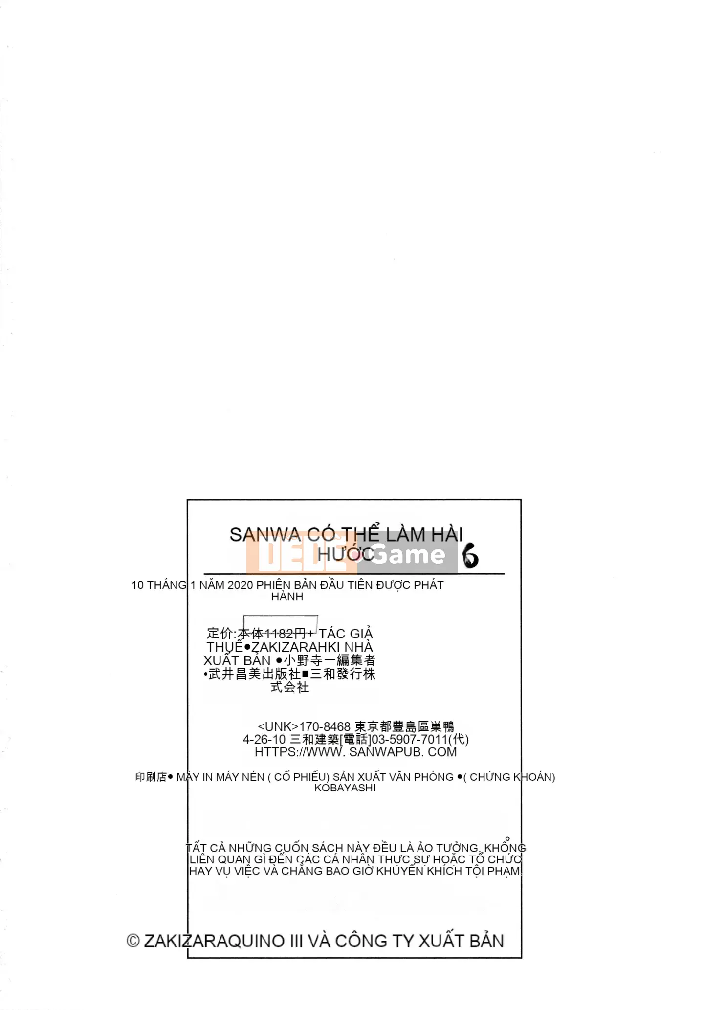 [Zakizaraki] Cô Bé Toàn Thân