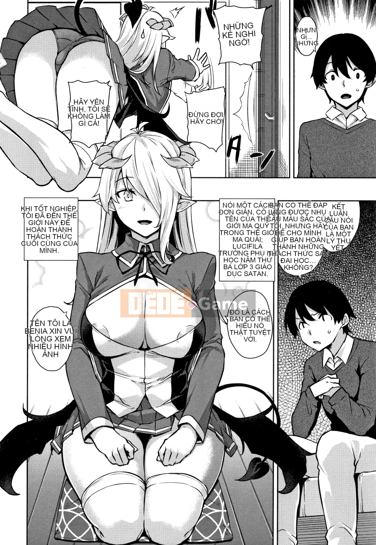 [Hankagumi ngây thơ][Kamigemono Yuu] Akuma de JK!