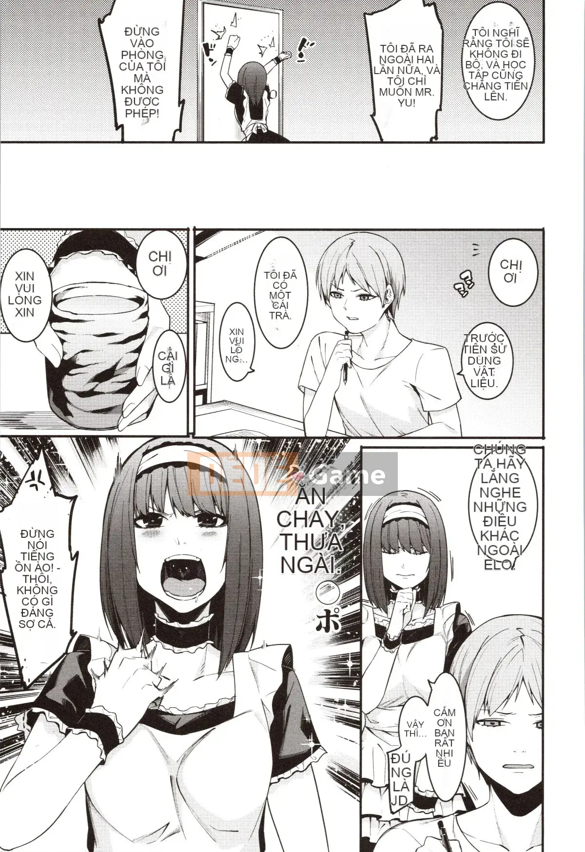 [Menea the Dog] Mizuha ni Trừng phạt!