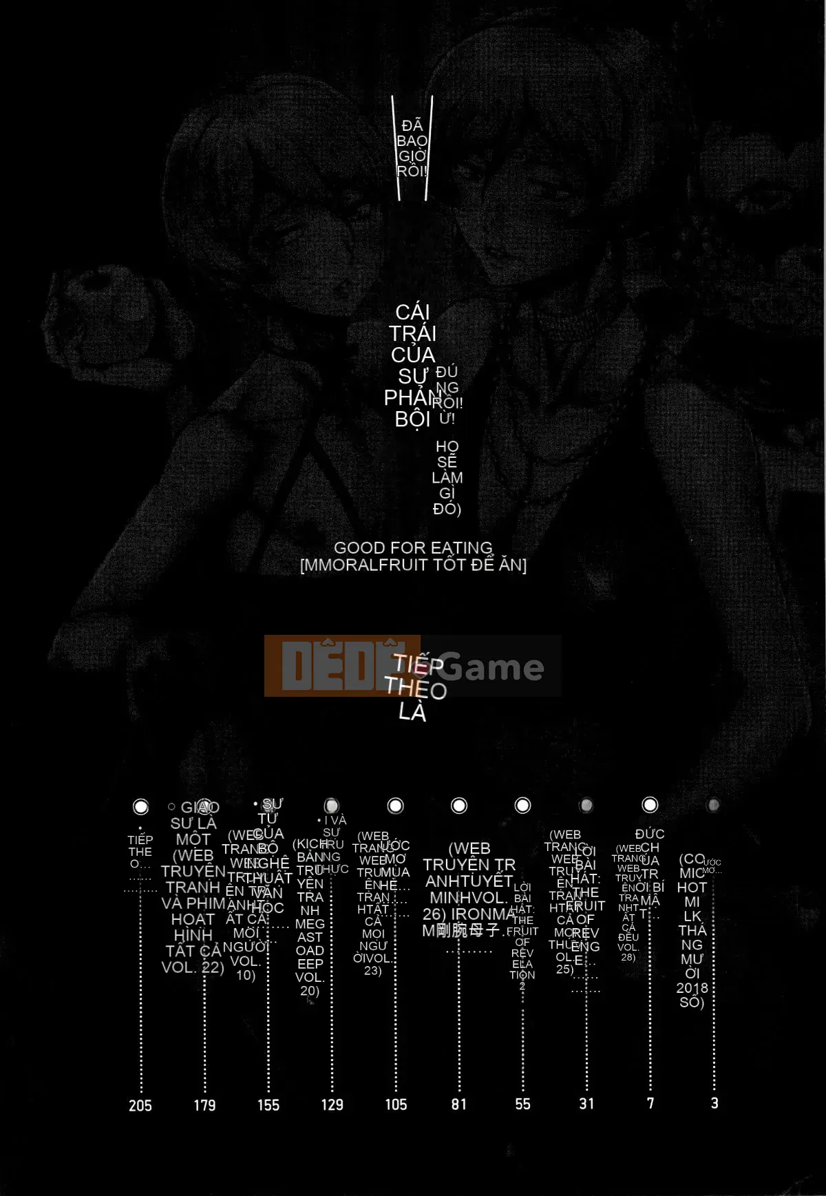 [Kuroiwa Agate] Ăn trái cây vô đạo đức + tờ rơi 4P