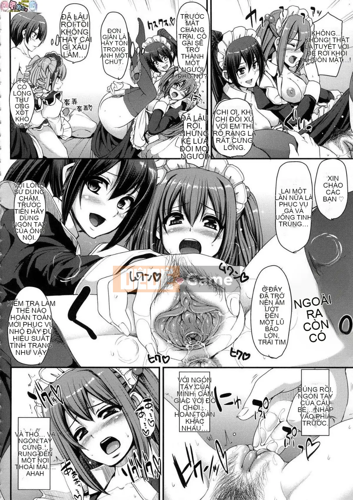 [The Workshop of the Wind][Uncensored][Ayuki Araki] Toàn thân hết tốc lực ♥ ご Người hầu gái Toàn thân hết tốc lực ♡ Người hầu gái không cần chỉnh