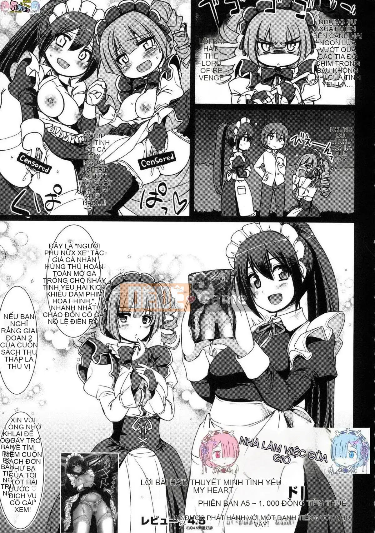 [The Workshop of the Wind][Uncensored][Ayuki Araki] Toàn thân hết tốc lực ♥ ご Người hầu gái Toàn thân hết tốc lực ♡ Người hầu gái không cần chỉnh