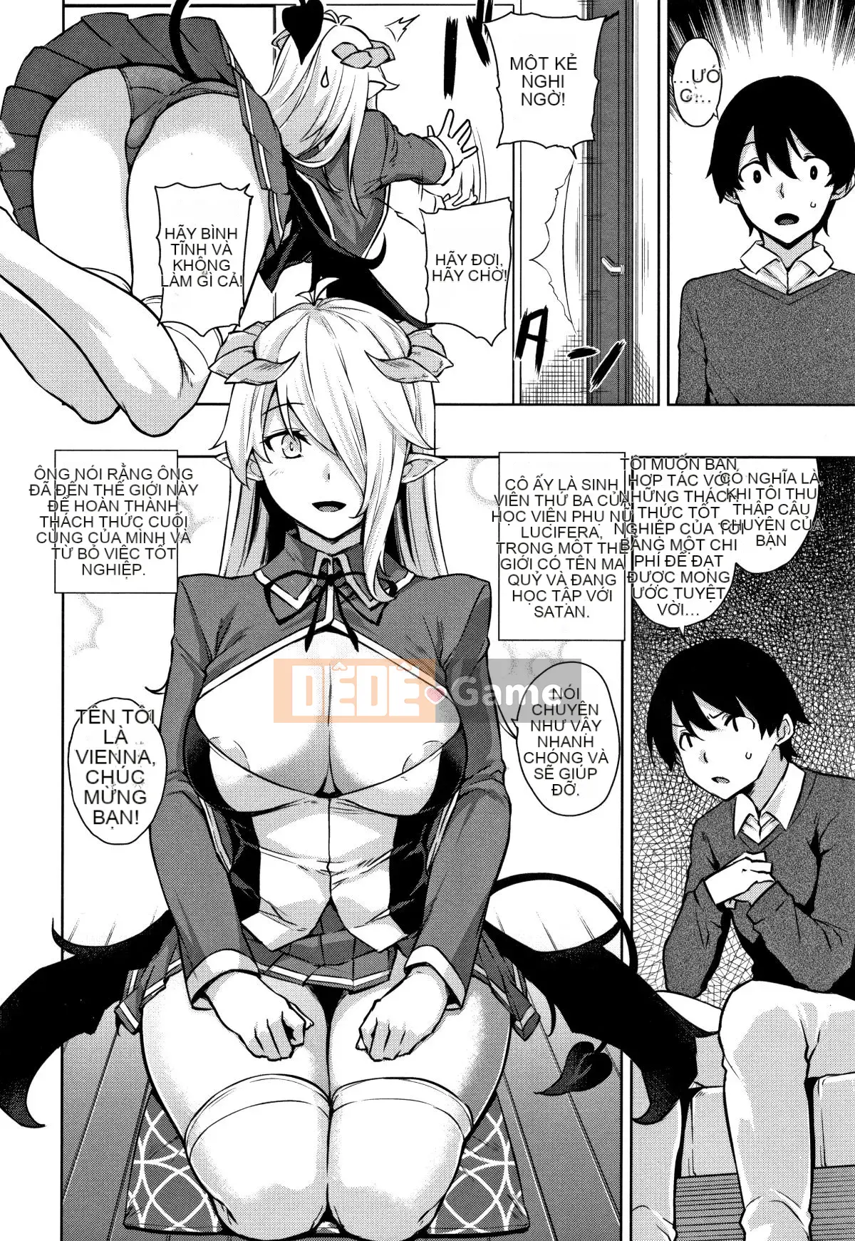 [Kamigemono Yuu] Tờ rơi Akuma de JK!+ 4P