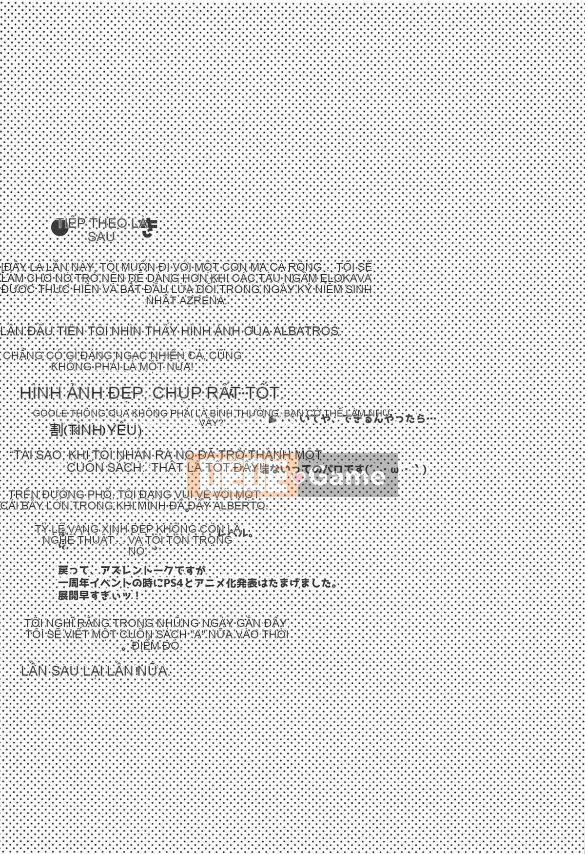 [Nhóm Hán hóa vớ] [Chúc mừng sinh nhật (Maru-chan.)] C'MON BABY Aruba Koa (Azur Lane)