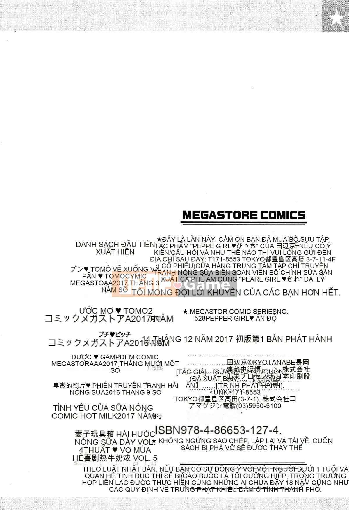 [Kyo Tanabe] Petanko ♥ Bitch + tờ rơi 8P