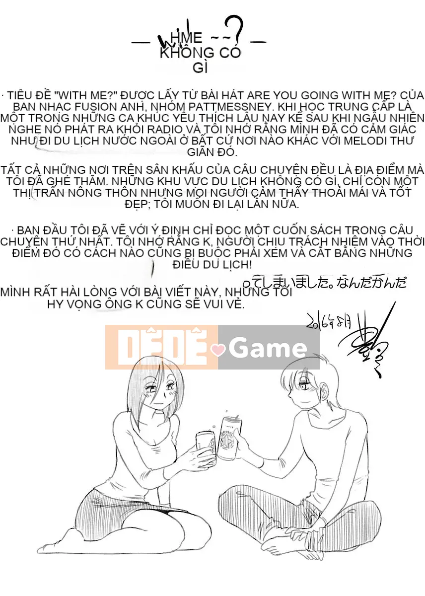 [Glossy] với tôi- một nơi nào đó không phải ở đây