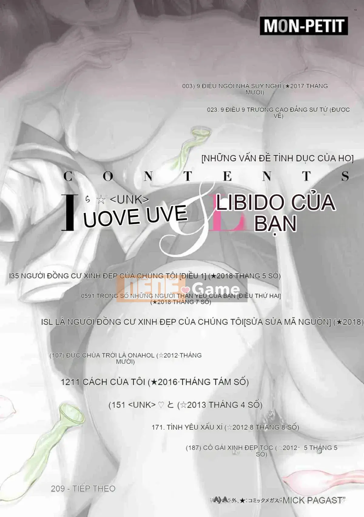 [Kazeteki Koubou][Mon Petit] Tình yêu ☆ Ham muốn Tình yêu & Ham muốn