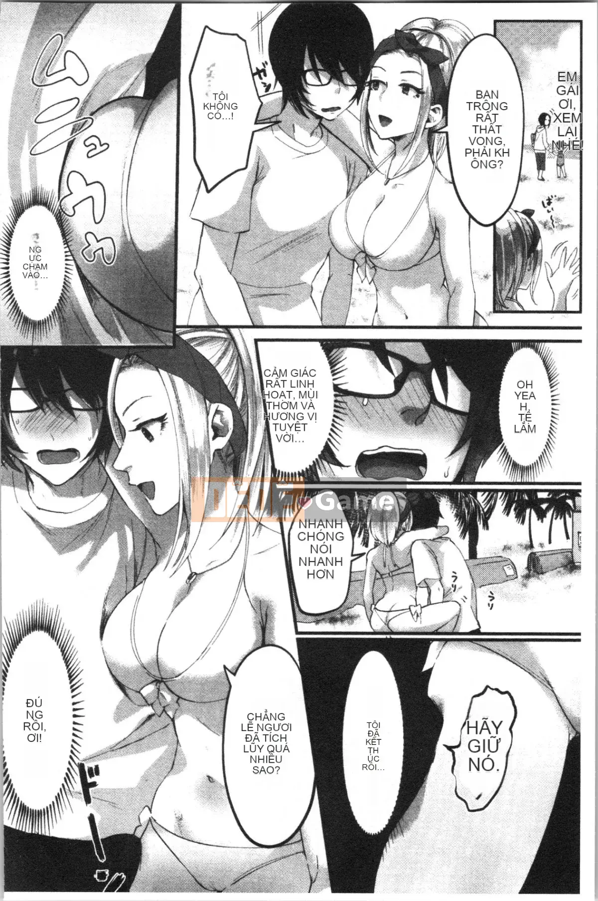 [4K Hanhuagumi][Omecho] Bãi biển hậu cung quyến rũ