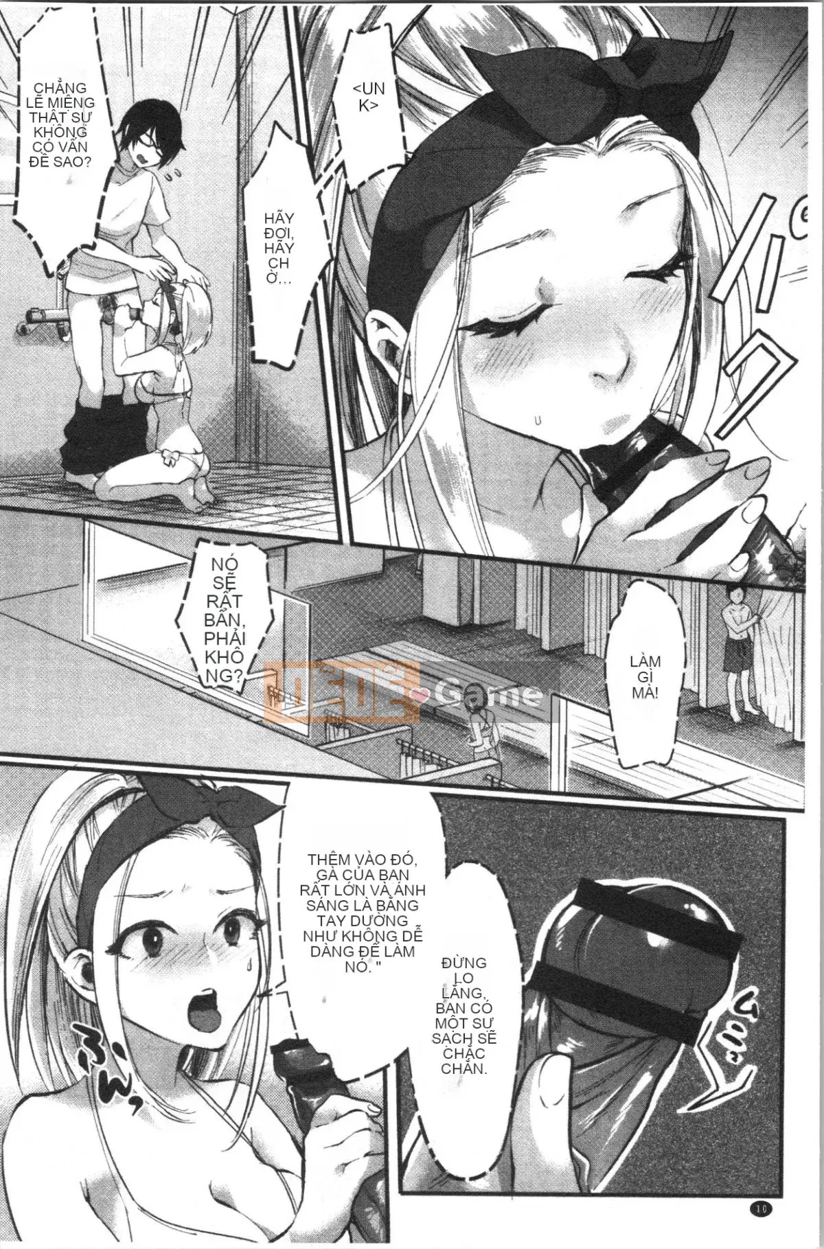 [4K Hanhuagumi][Omecho] Bãi biển hậu cung quyến rũ