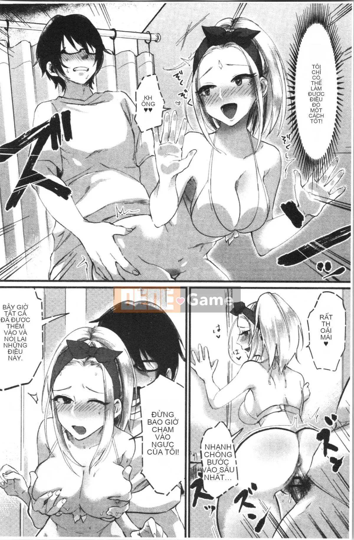 [4K Hanhuagumi][Omecho] Bãi biển hậu cung quyến rũ