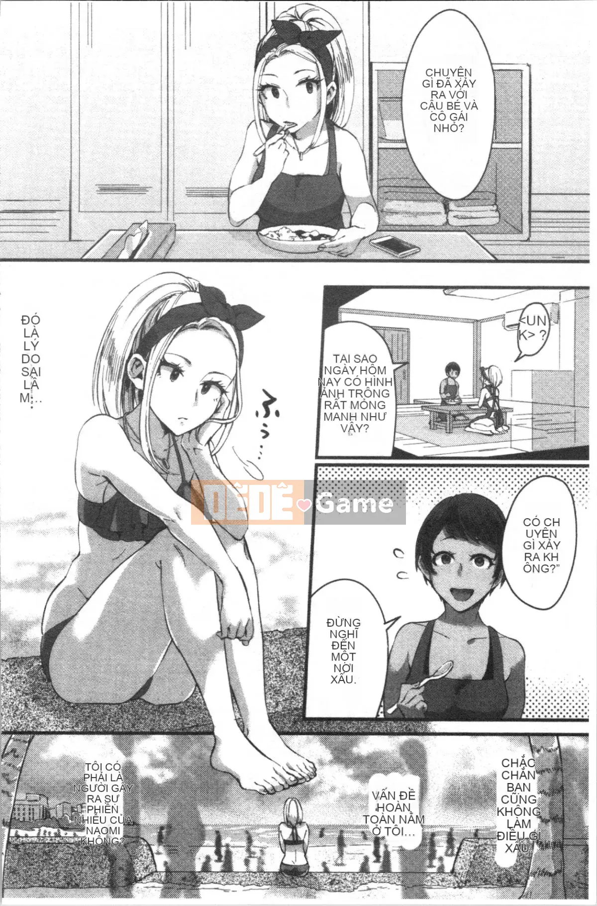 [4K Hanhuagumi][Omecho] Bãi biển hậu cung quyến rũ