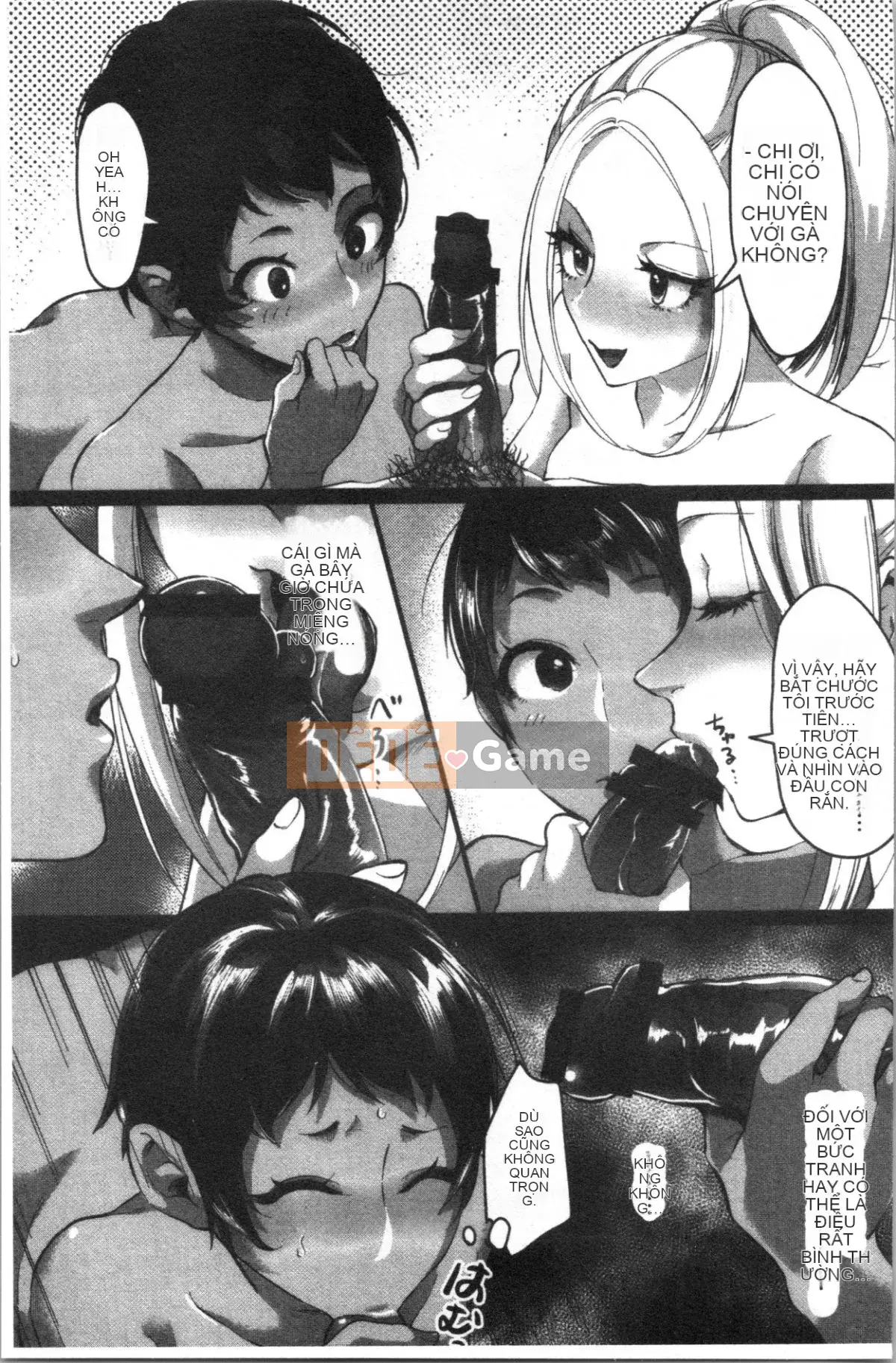 [4K Hanhuagumi][Omecho] Bãi biển hậu cung quyến rũ