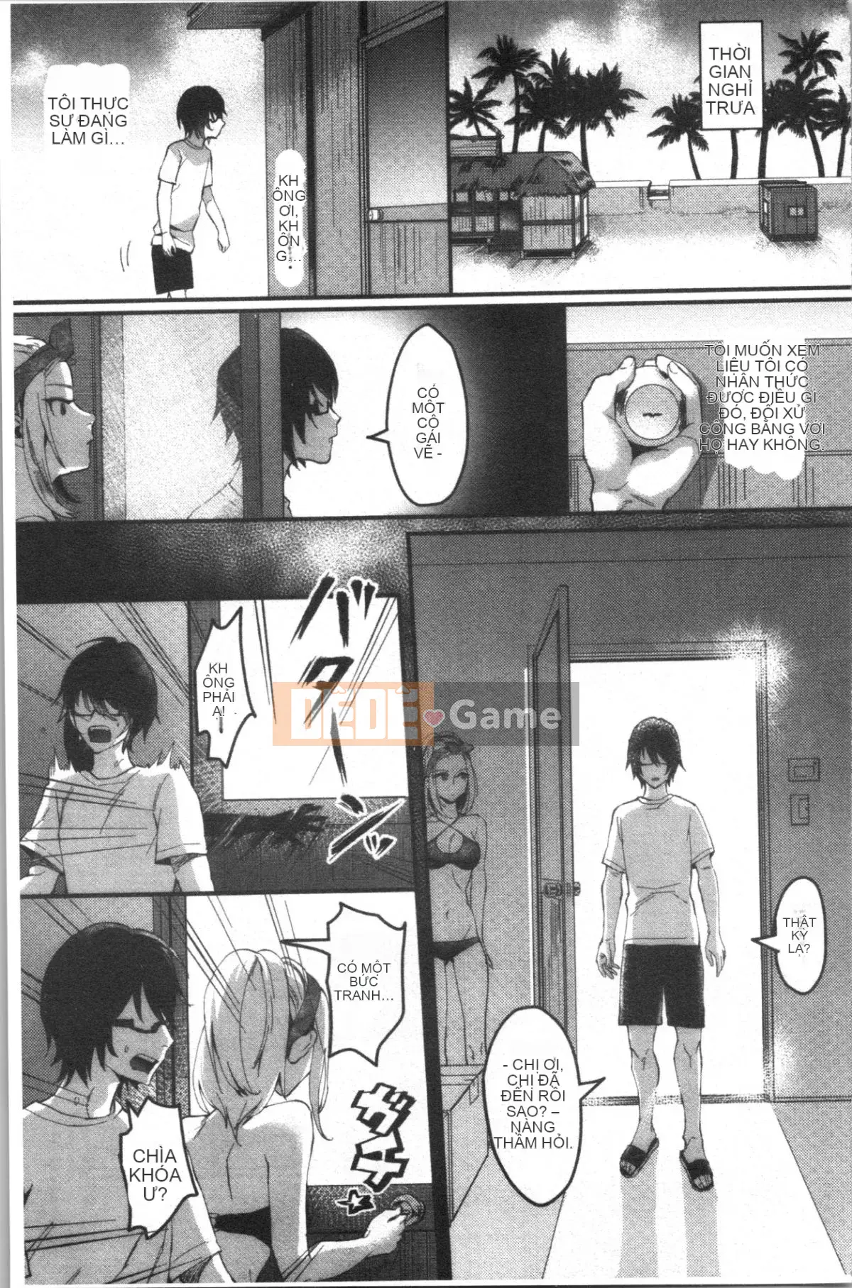 [4K Hanhuagumi][Omecho] Bãi biển hậu cung quyến rũ