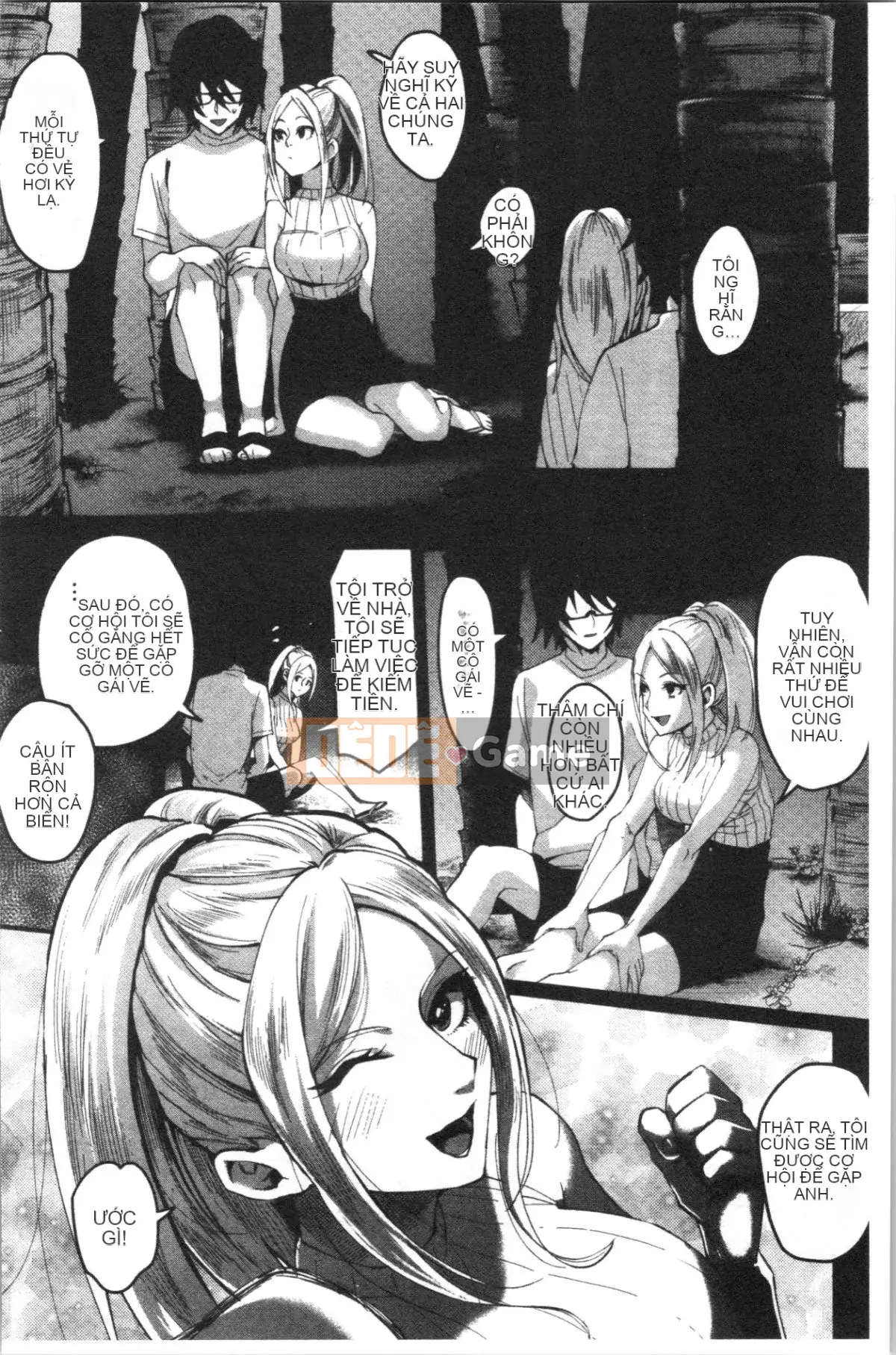 [4K Hanhuagumi][Omecho] Bãi biển hậu cung quyến rũ