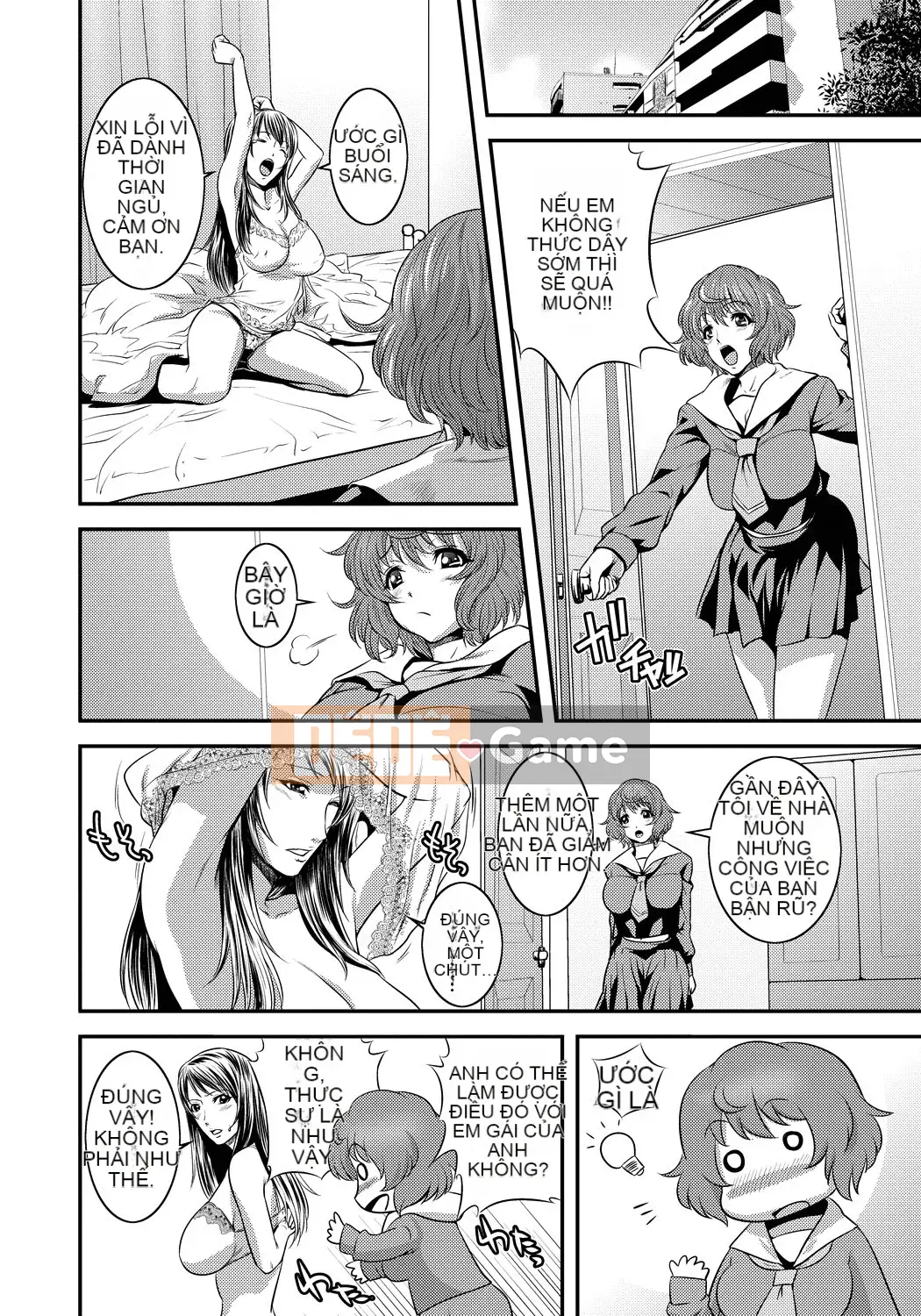 [Frogko Chouji] Em gái chơi đùa và mẹ chơi