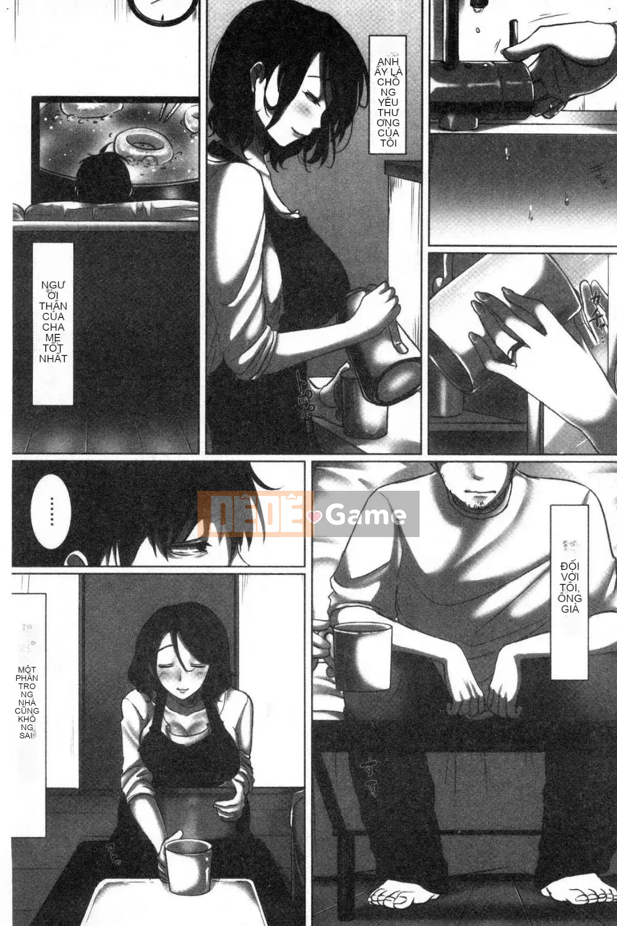 [Kokuteki Koubou][Kokudakaya] Người vợ sa ngã, chiếc mặt nạ của người phụ nữ đã có gia đình bị lột bỏ.