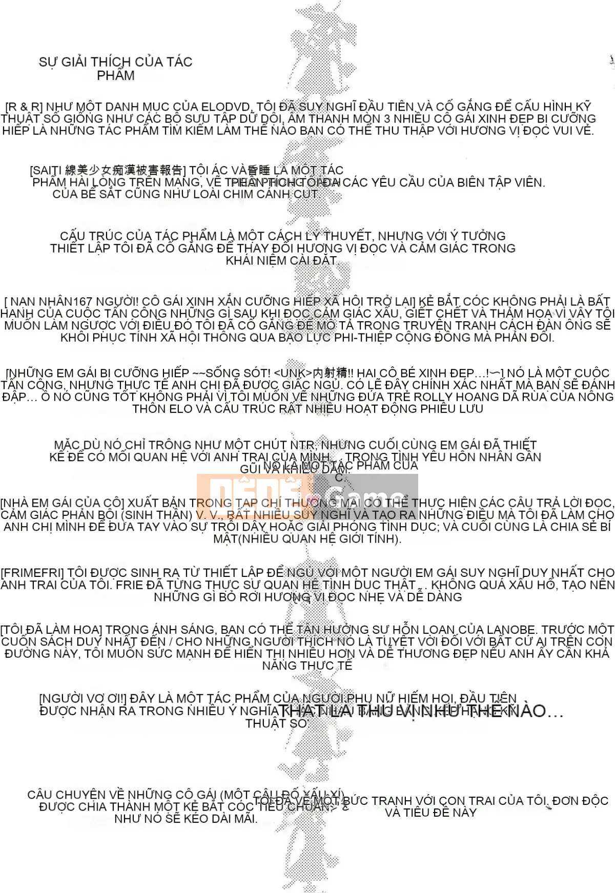 [Chuỗi] Hiếp dâm & Phát hành