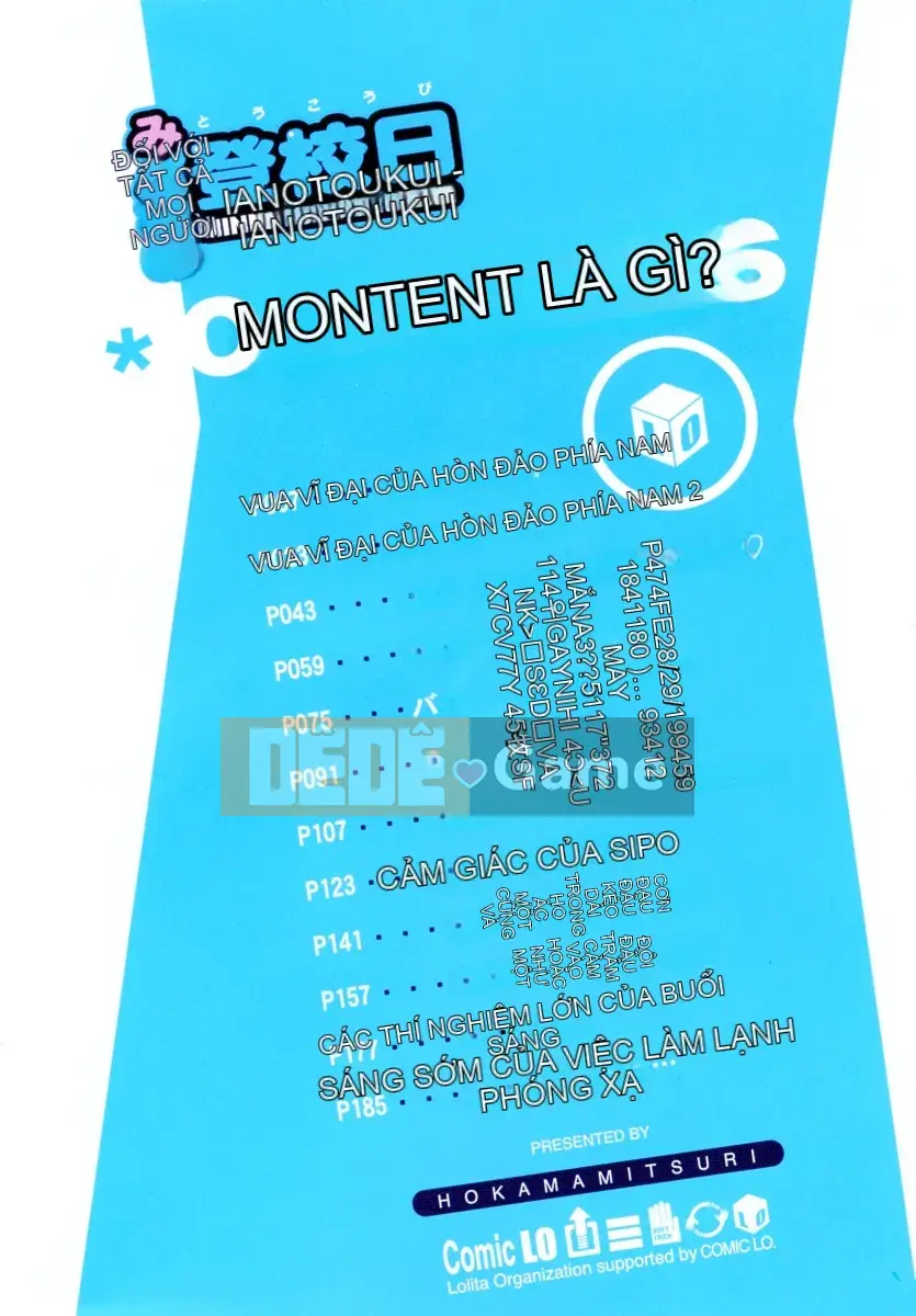 [Hokkamamitsuri] Ngày đi học của mọi người