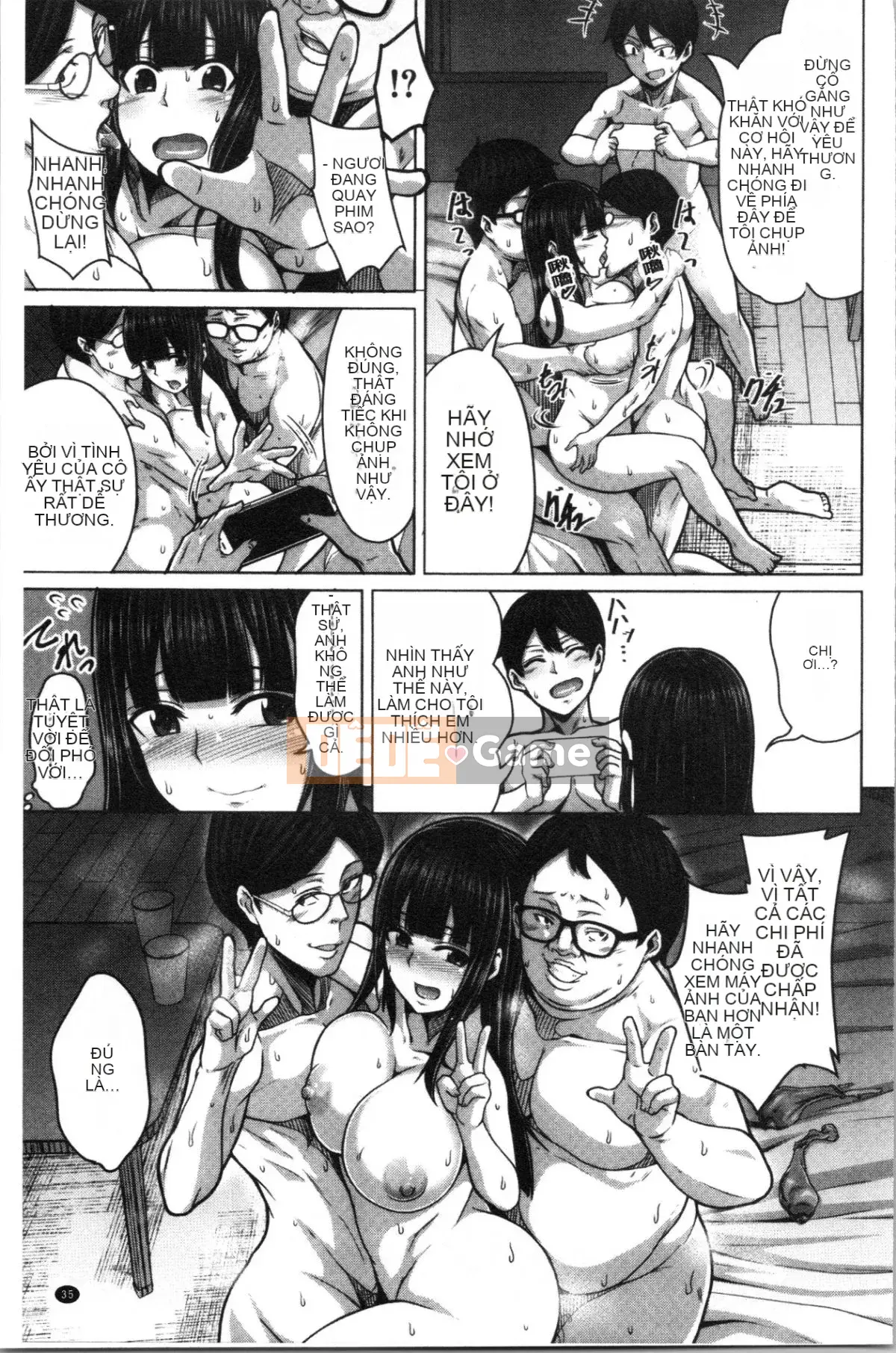 [4K Hankagumi][Keke] Cô gái có thể bị chịch bằng cách đẩy