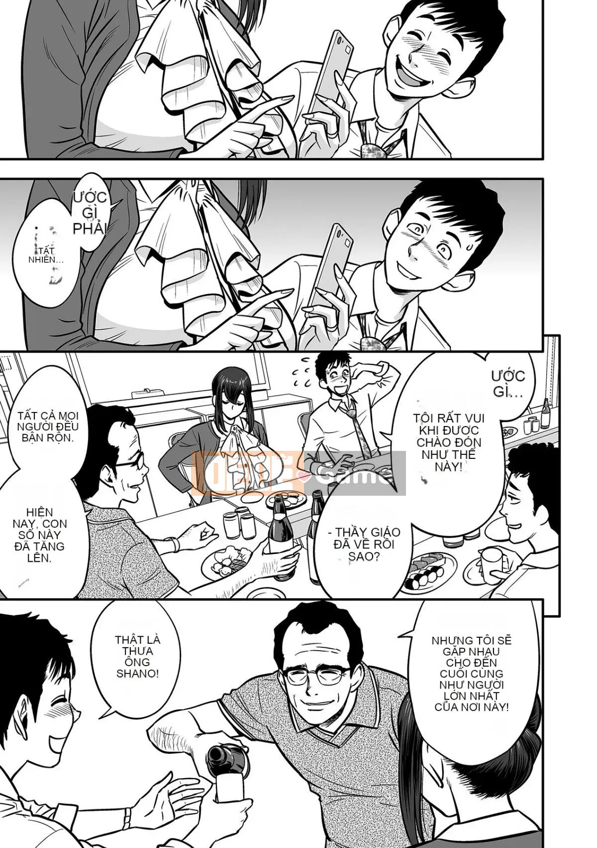 Yotoku Tatsunami Cuckolds Một giáo viên đã kết hôn say rượu