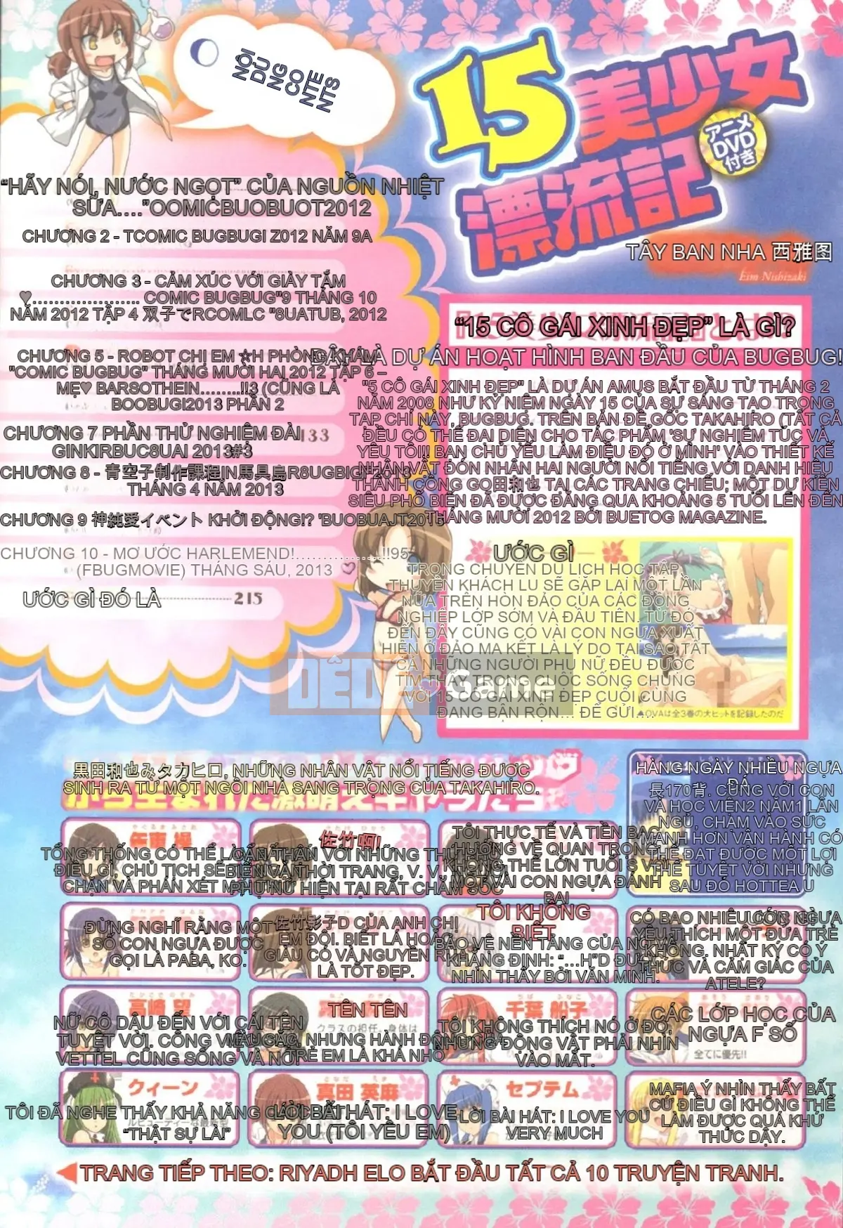 [Nishizaki Eim] 15 Girl Xinh Trôi Dạt