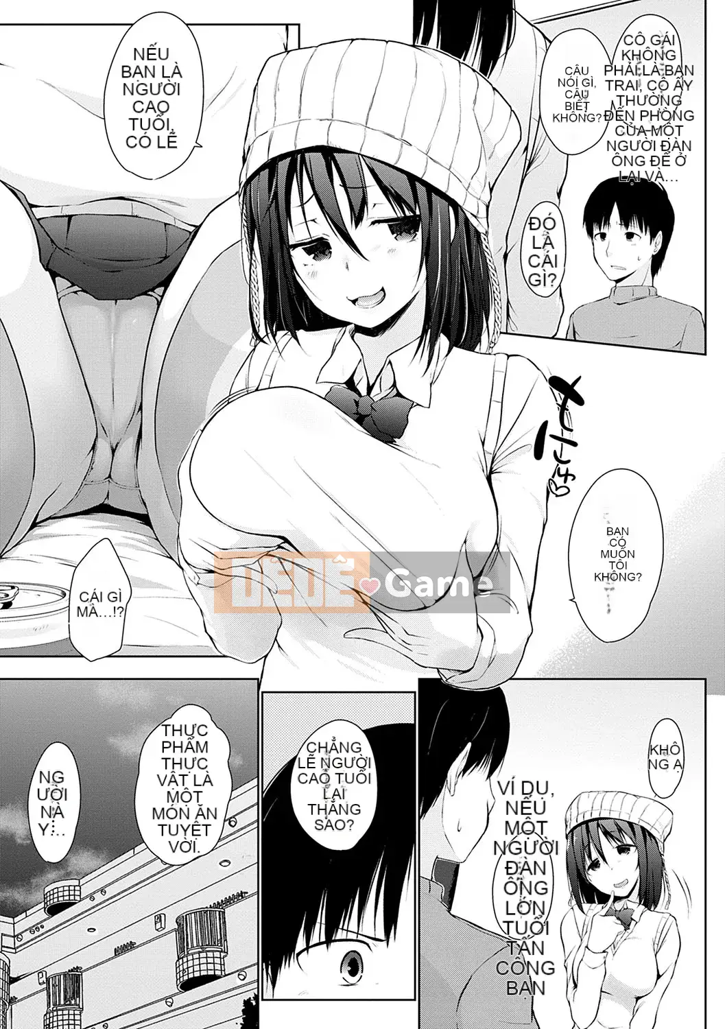 [Kaizuka] Này, này, này, có một đàn em dễ thương ở đây phải không?