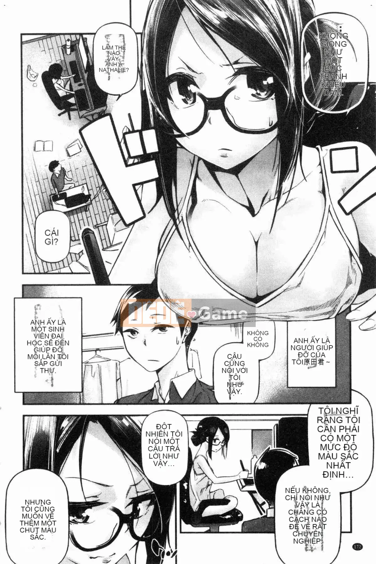 [Kazeteki Koubou][Jake] Cô gái tiểu thuyết gợi cảm Cô ấy không thể chịu đựng được