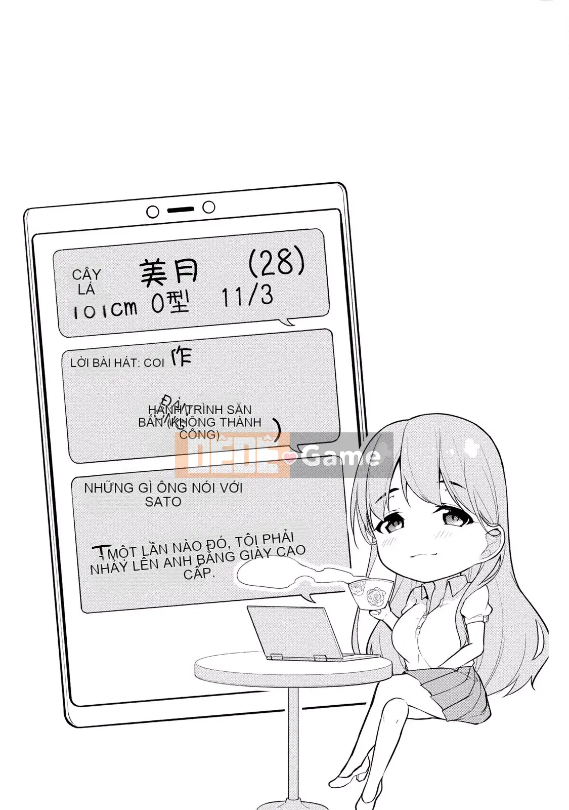 [Yukino] Sato-kun đang nhìn trộm.