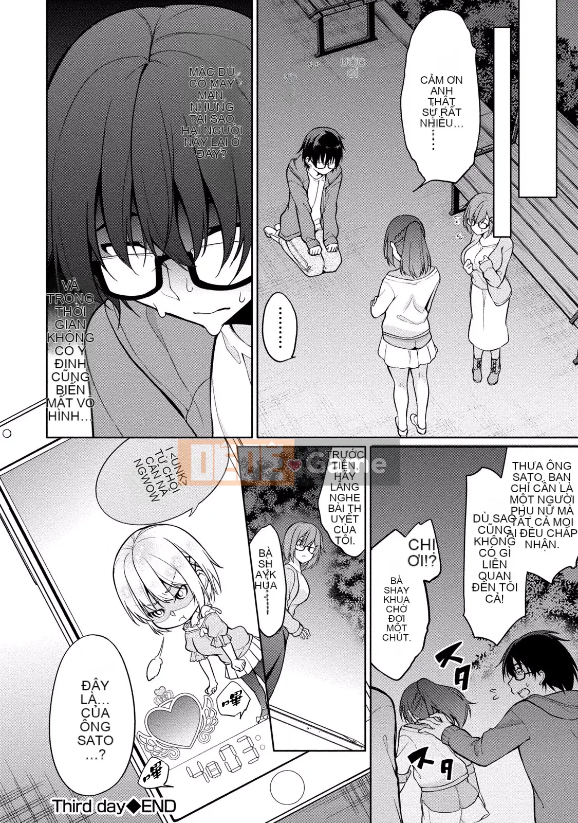 [Yukino] Sato-kun đang nhìn trộm.