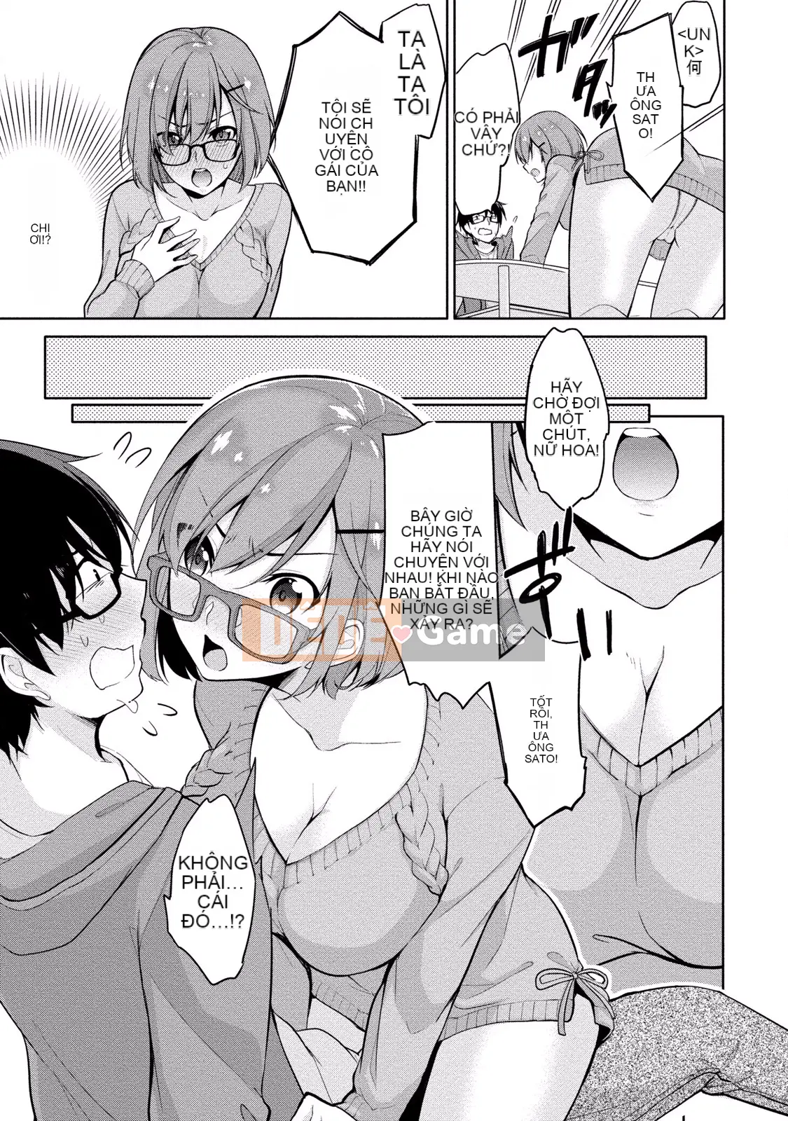 [Yukino] Sato-kun đang nhìn trộm.