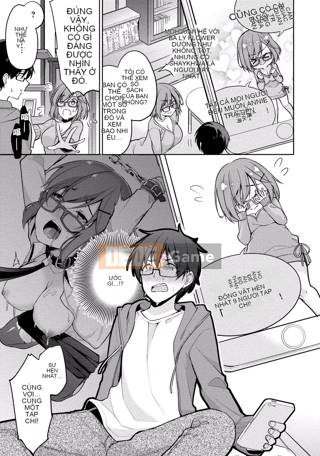 [Yukino] Sato-kun đang nhìn trộm.