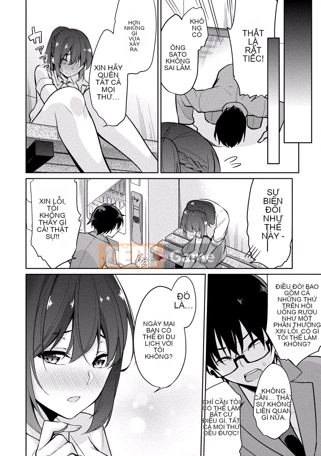 [Yukino] Sato-kun đang nhìn trộm.