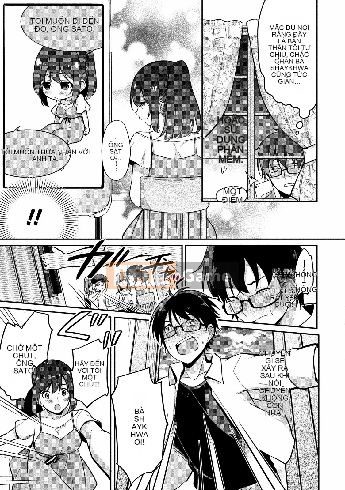 [Yukino] Sato-kun đang nhìn trộm.