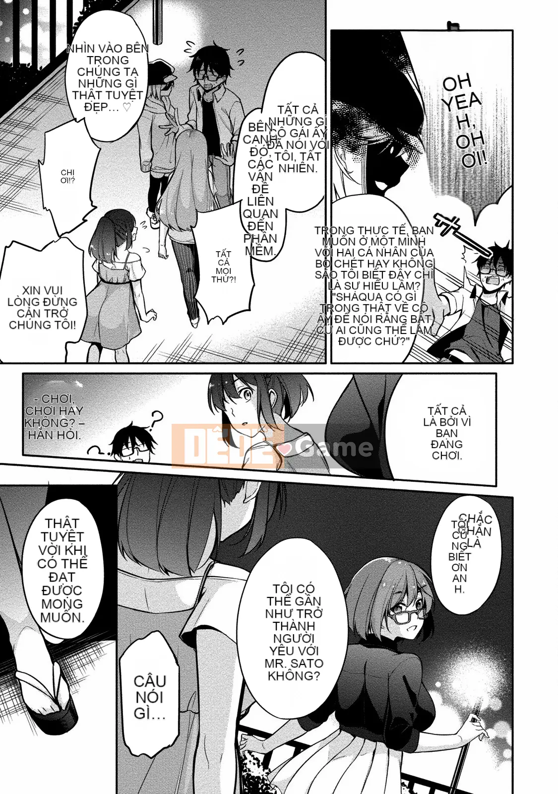 [Yukino] Sato-kun đang nhìn trộm.