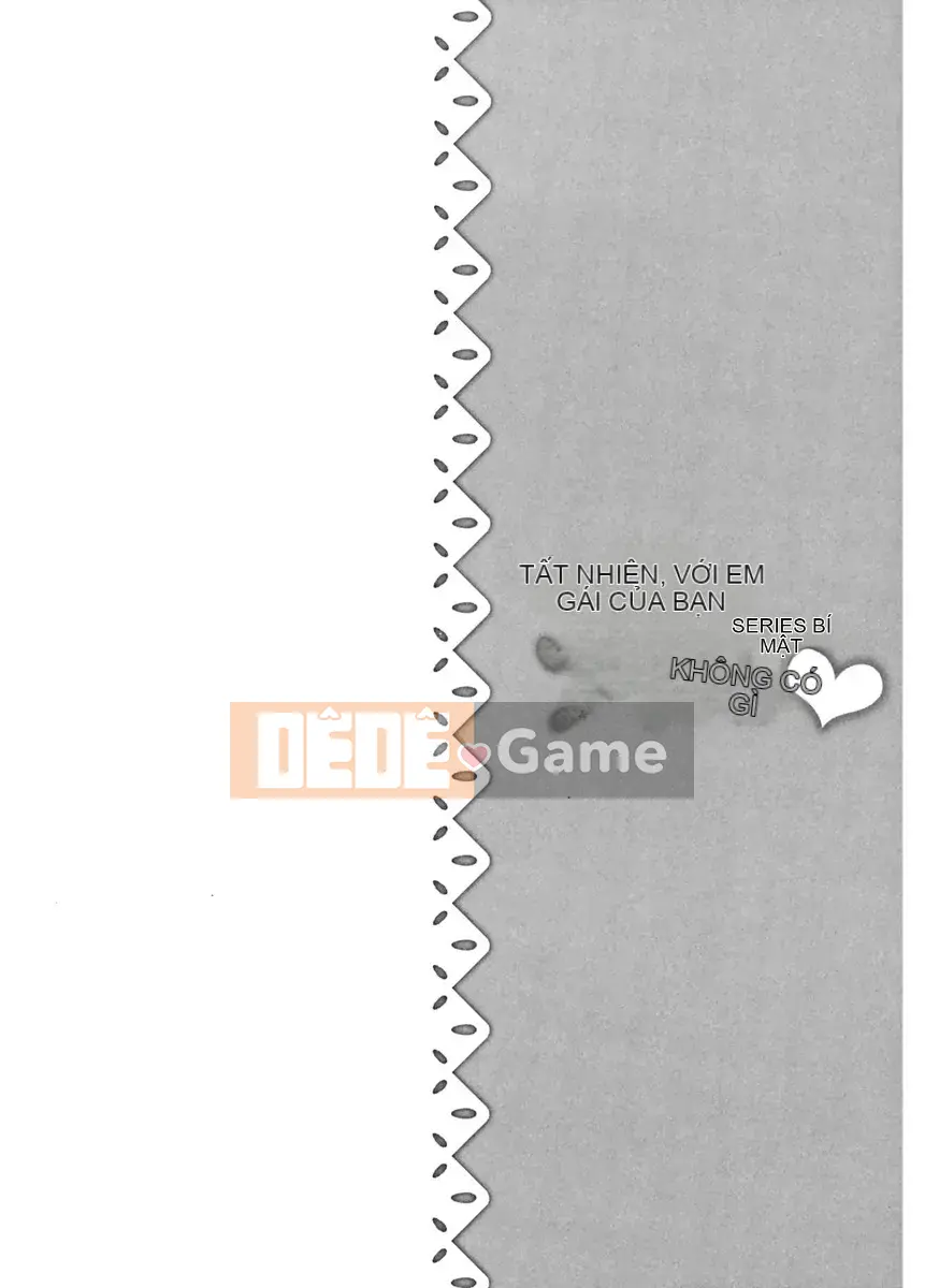 [Musashimaru] Tất nhiên, đừng nói với em gái tôi ♥