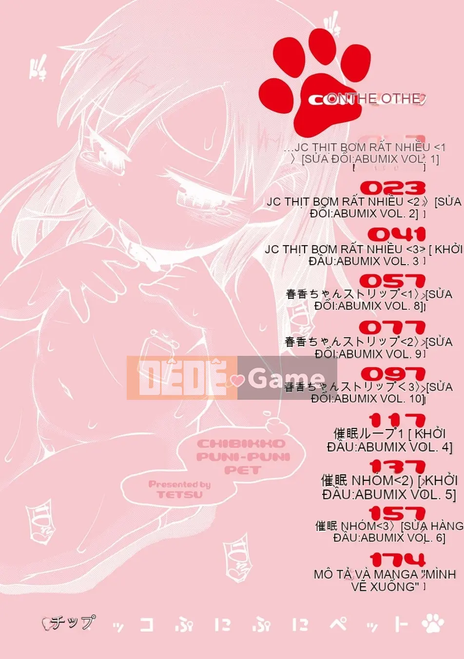[Tetsu] Thú cưng Chibikko Punipuni