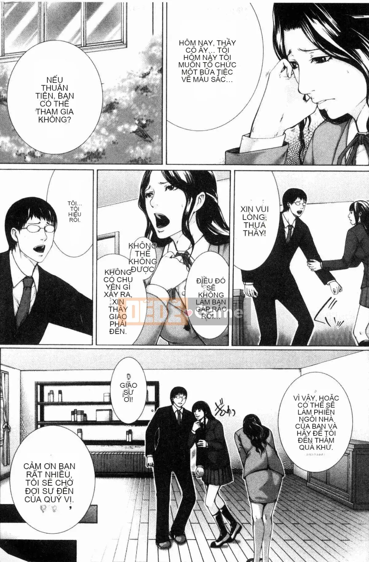 [Wind Workshop][ハスミヒロ] Gặp mẹ con M, nữ giáo viên và tôi