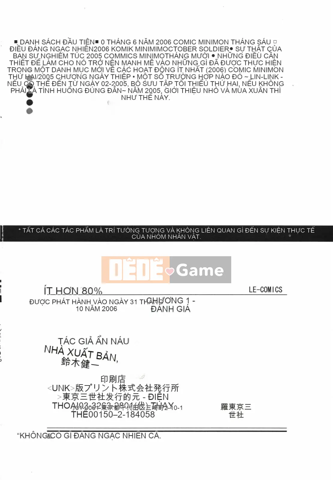 [Ohnuma Hiroshi] Chinmari 80%