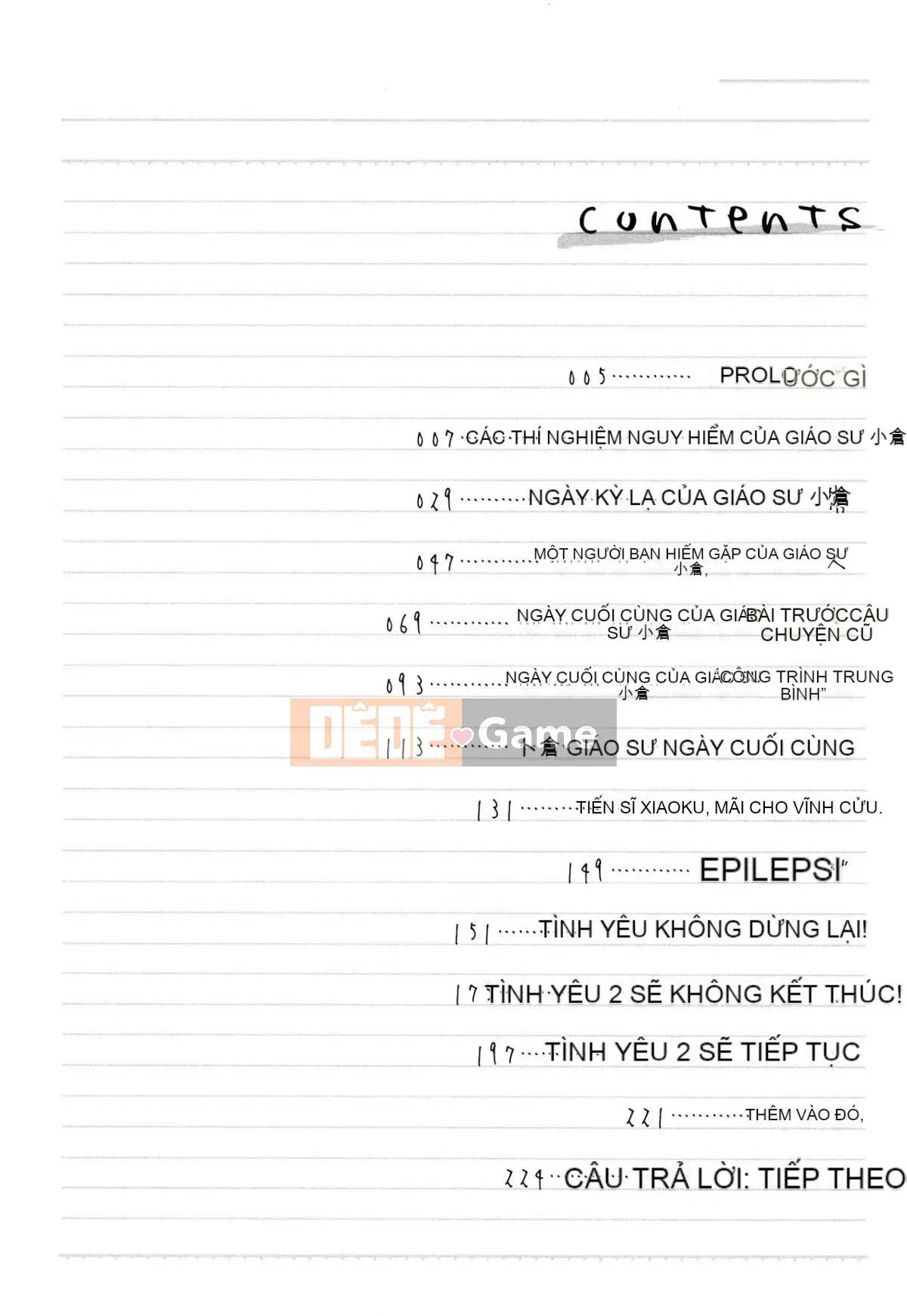 [Dantetsu] Tận hưởng tuổi dậy thì của bạn