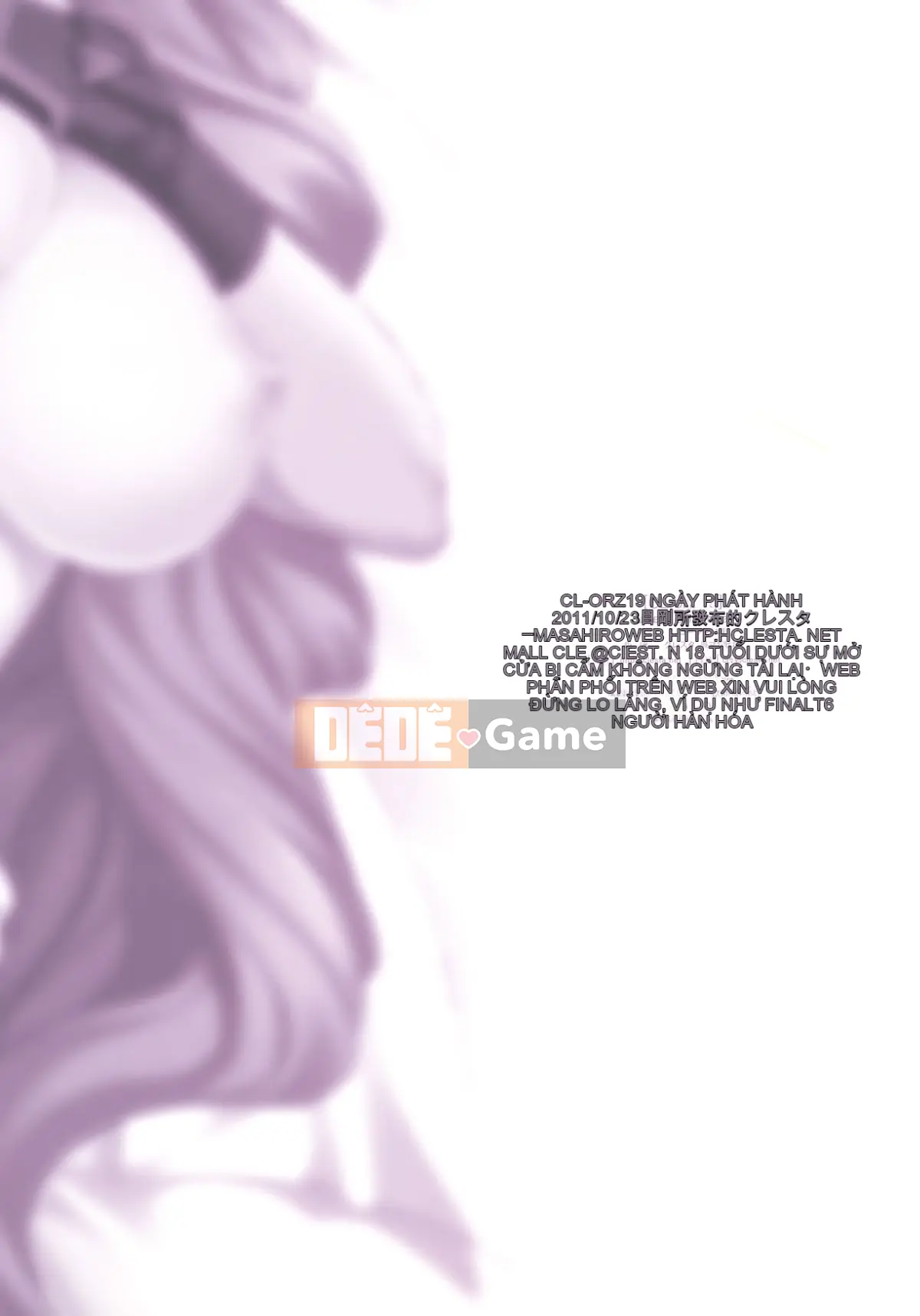 CL-orz 19. (SC53) [Cresta (Kure Masahiro)] CL-orz 19 (Kyoukai Senjoujou Horizon) {Hán hóa cá nhân cuối cùng}