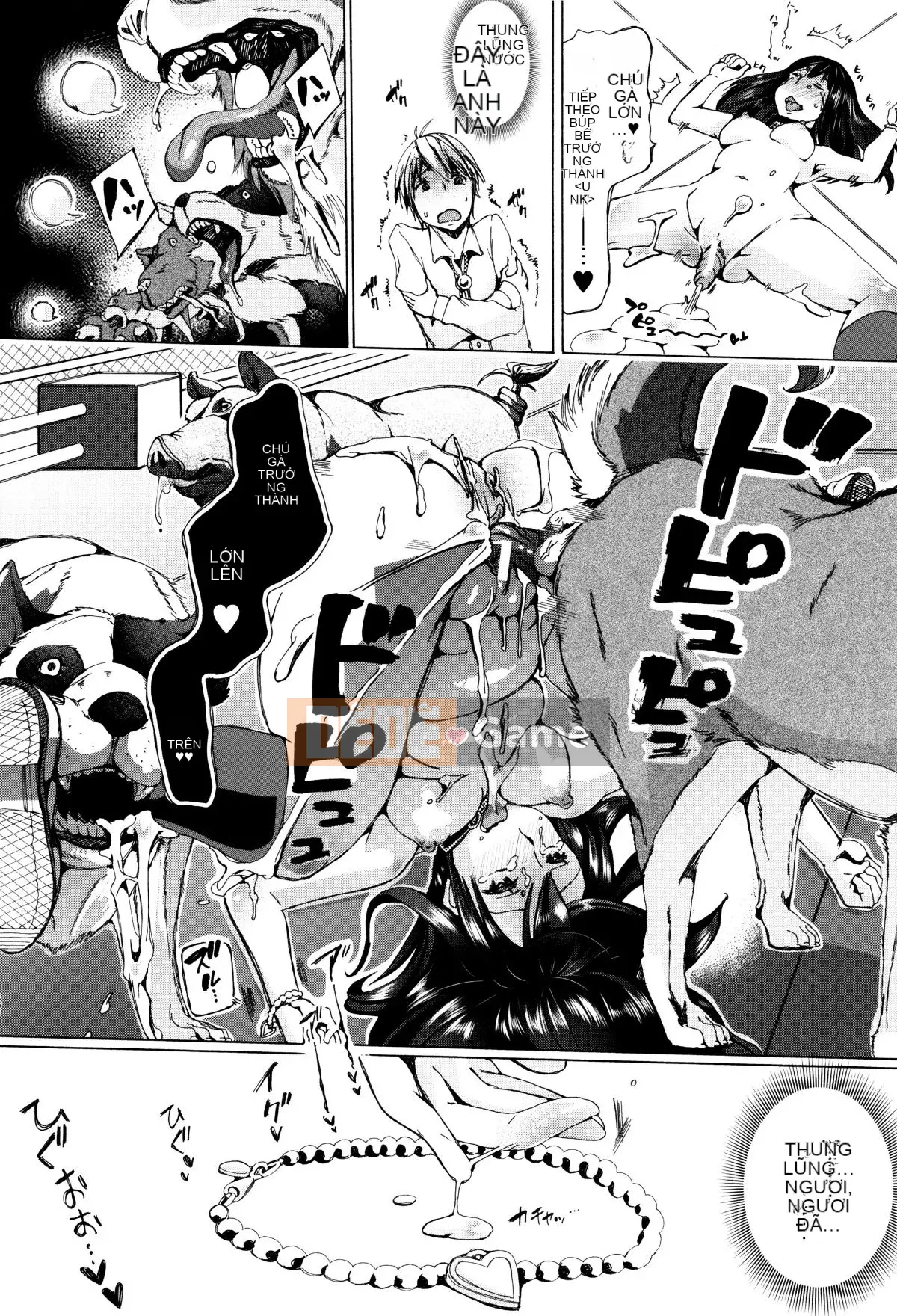 [Hán hóa cá nhân của Summer Moon Rabbit][チキコ] Lớp học hiếp dâm quái thú