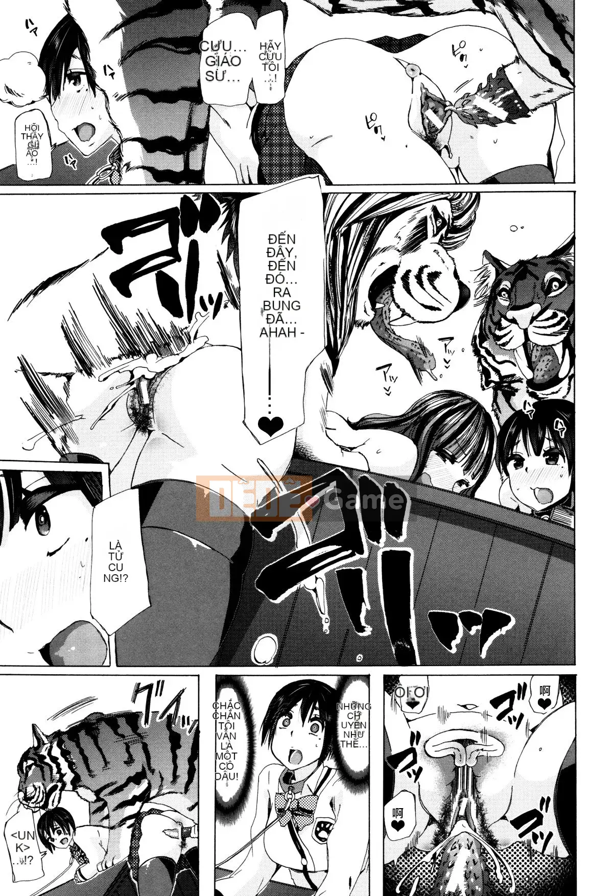 [Hán hóa cá nhân của Summer Moon Rabbit][チキコ] Lớp học hiếp dâm quái thú