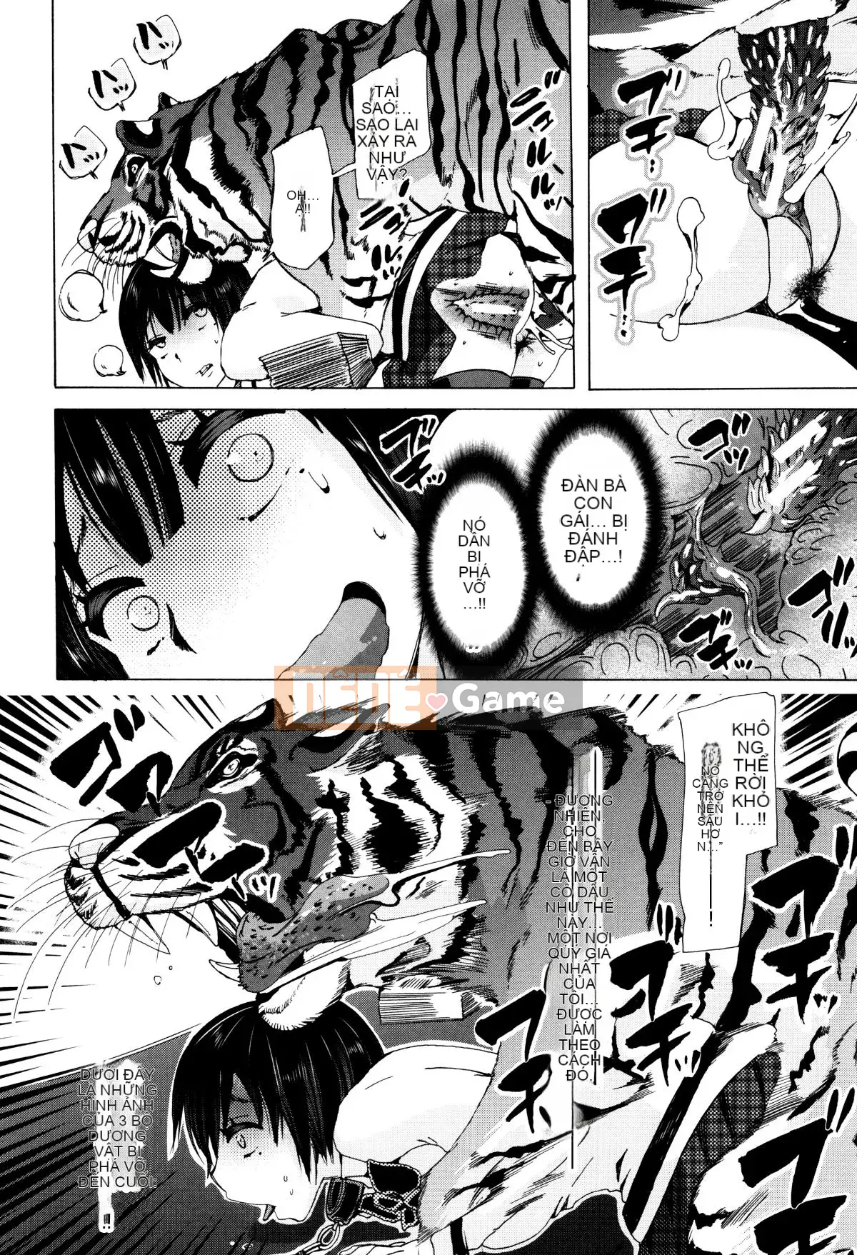 [Hán hóa cá nhân của Summer Moon Rabbit][チキコ] Lớp học hiếp dâm quái thú