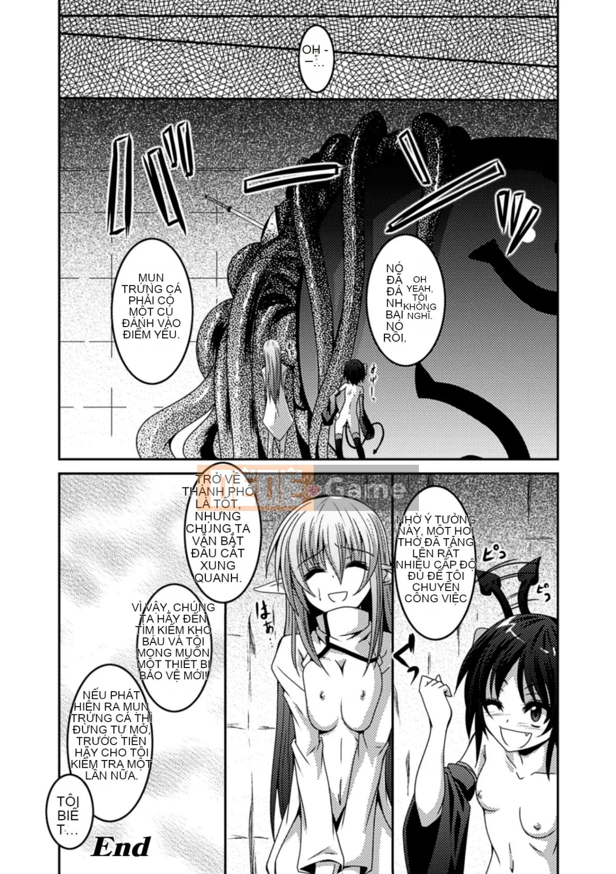 [Moe lụa cá nhân Trung Quốc][Fumihiro] Một bữa tiệc xúc tu nơi một cô gái rơi xuống