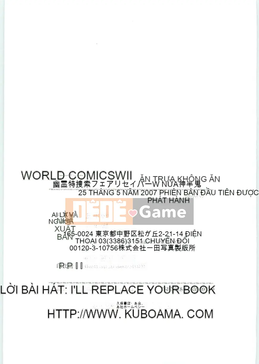 [Masagi Uefuji] Spirit Tokusou Fairy Saber W Nửa Thần Nửa Quỷ