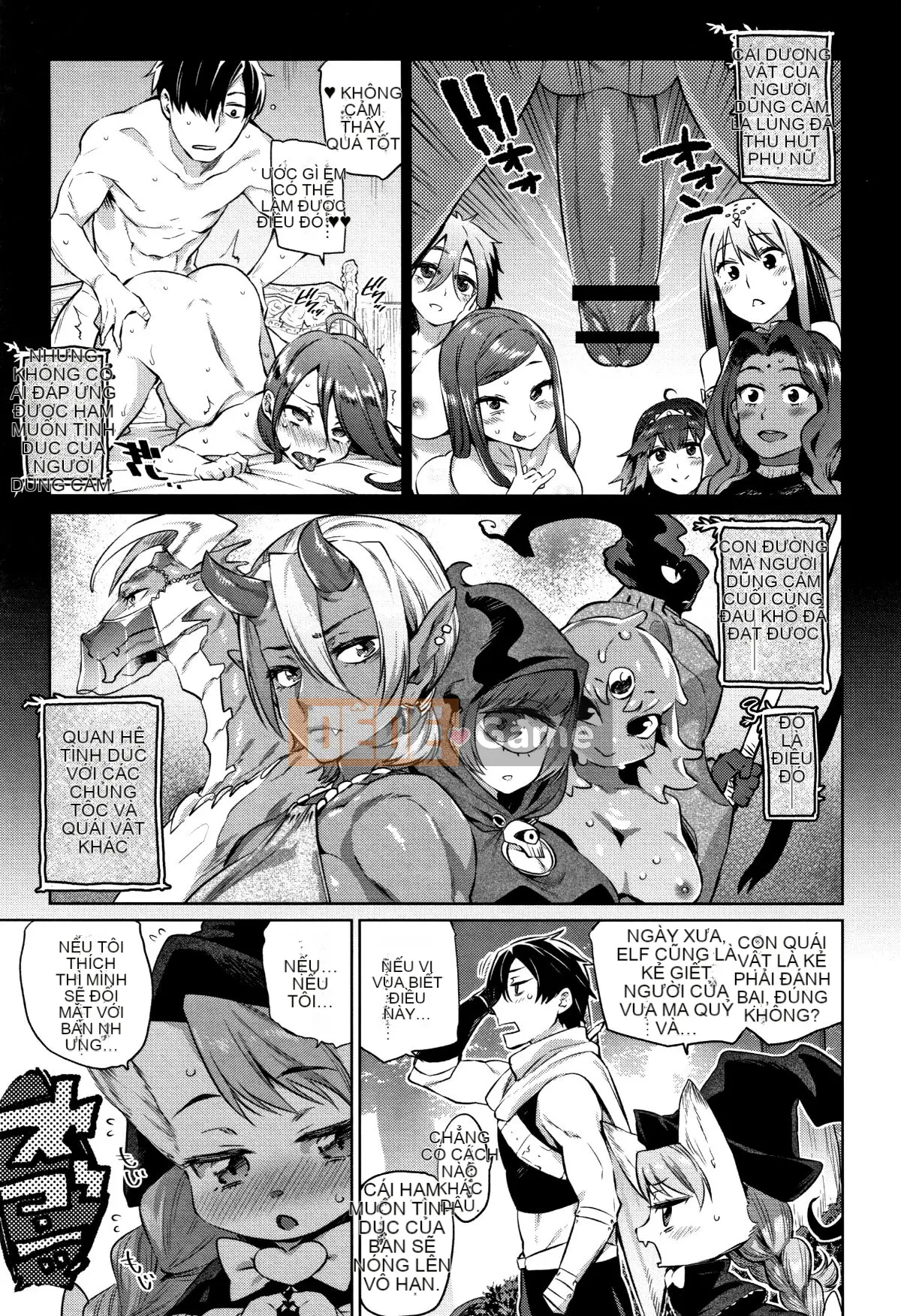 (Seinen Comic) [Mizone] Cách rơi Monster Musume + Tờ rơi 4P